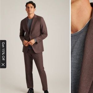 Italian Stretch Brushed Wool Suit